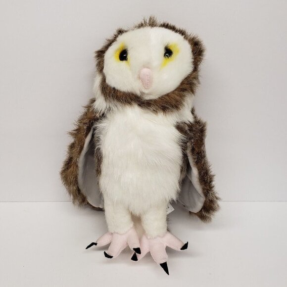 Fiesta 10" Barn Owl Realistic Animal Plush - Picture 1 of 5